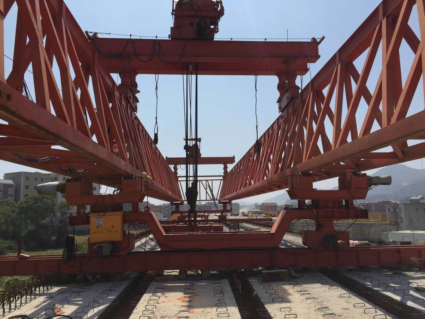 福建南岸架橋機安全監控系統